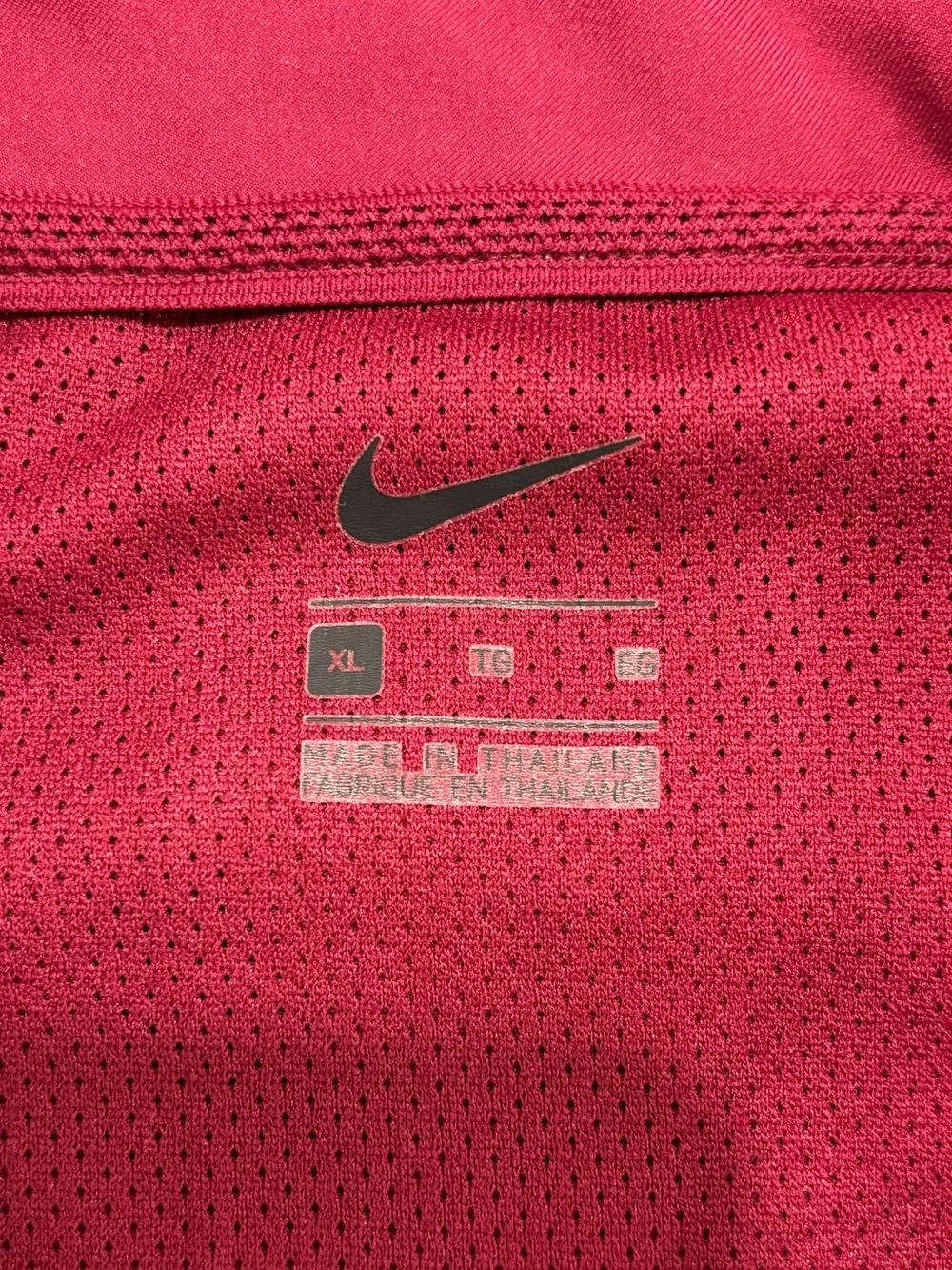 Florida State Seminoles Mens Nike XL Red Black Jacket NCAA Football Full Zip
